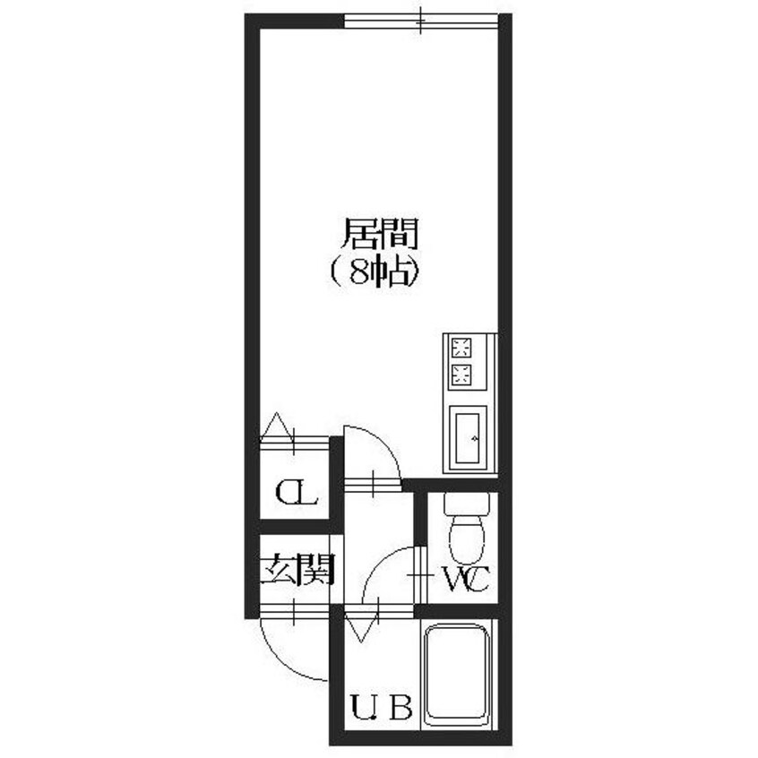 間取図 シティーコート八幡