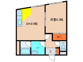 間取図 キャッスルシンエイ