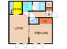 ペラッツィ梁川 1LDKの間取り