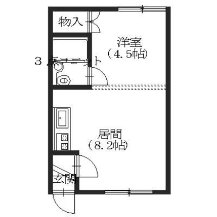 間取図 タウンハウス昭和