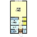 Le chat tabby Ⅳ　～ルシャタヴィフォー～の間取図