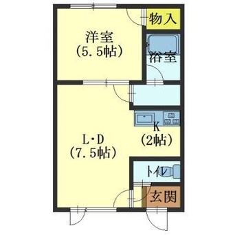 間取図 エステート深堀