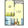 レジェンド五稜郭 1LDKの間取り