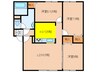 リビングタウン山の手A 3LDKの間取り