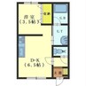 アベニュー 1DKの間取り
