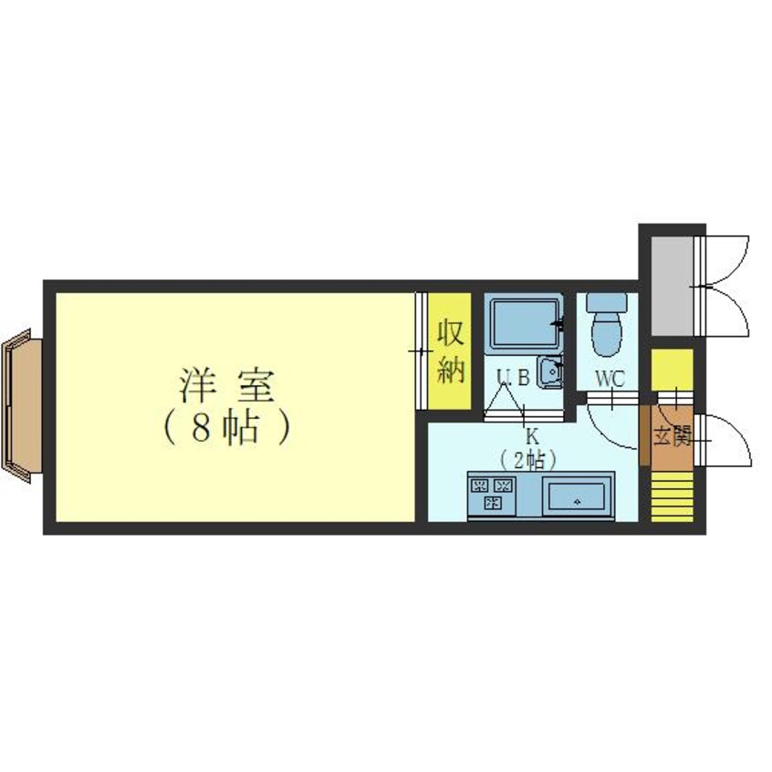 間取図 ヴィレ・コート富士