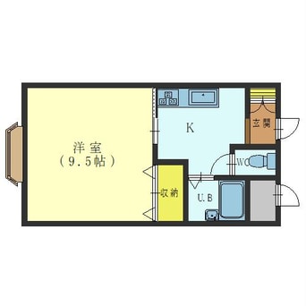 間取図 クレール港町