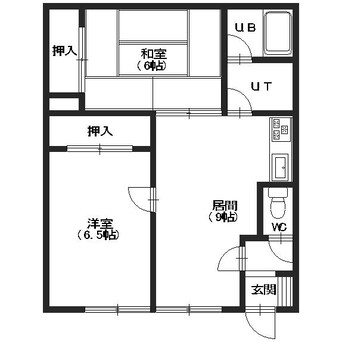 間取図 テラス６２３