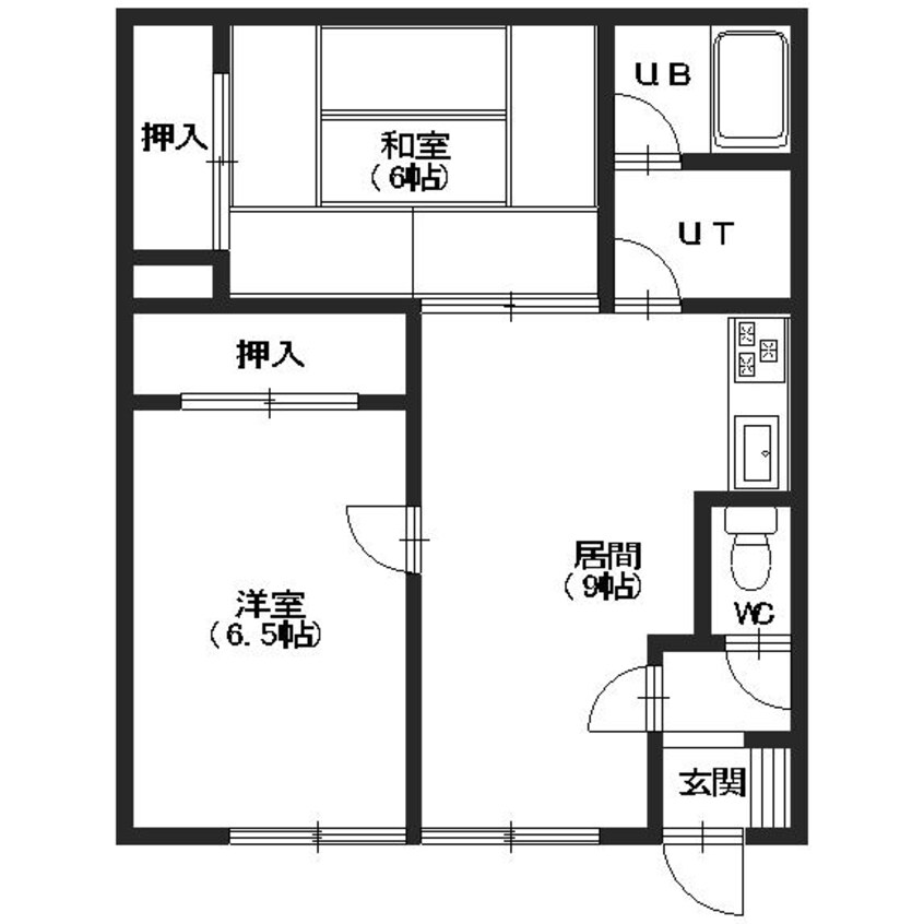 間取図 テラス６２３