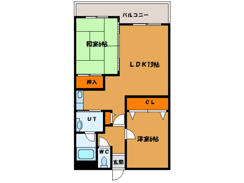 間取図 ビレッジ湯浜