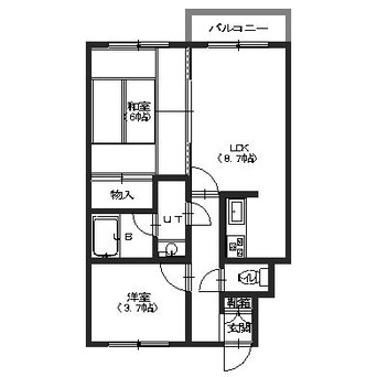間取図 ライオンズマンション函館湯川第３
