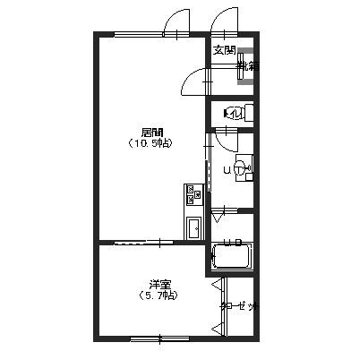 間取り図 プラザ2000