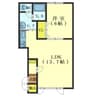 メトロポリタン函館 1LDKの間取り