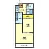 ロイヤルシティ弐番館青柳 1LDKの間取り