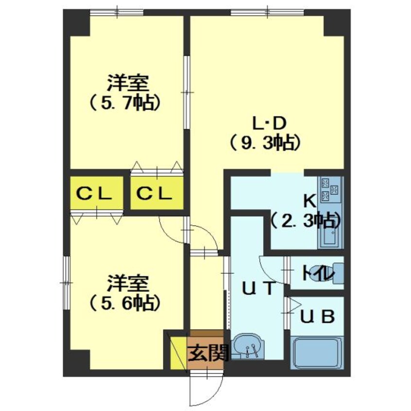 間取図 ピュアパレス花園