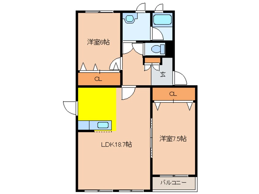 間取図 レジデンスシーコースト