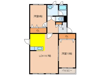 間取図 レジデンスシーコースト