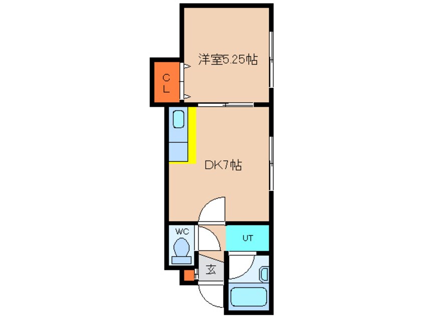 間取図 めぞん日吉館