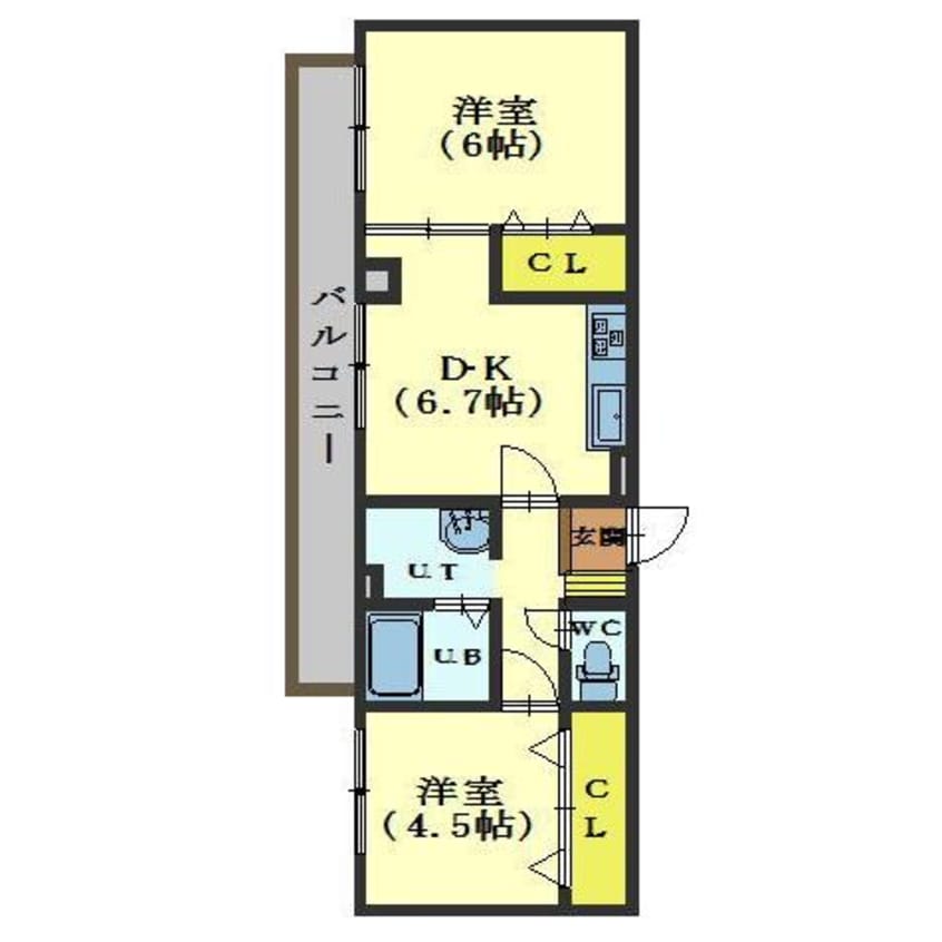 間取図 レヂダント幸坂