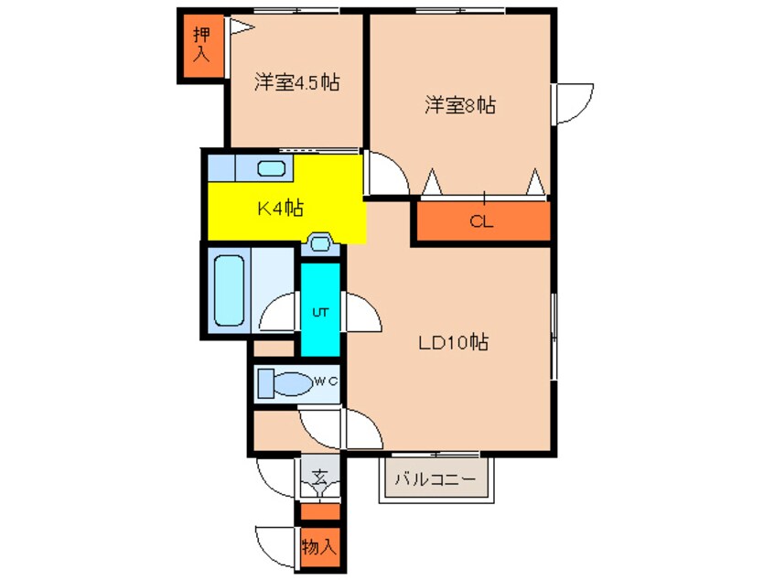 間取図 カーサ・フロル