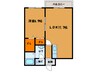 ヴォール中島 1LDKの間取り