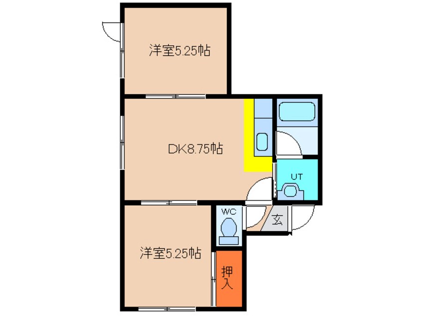 間取図 ソニック松川