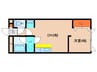 フラット33 1DKの間取り