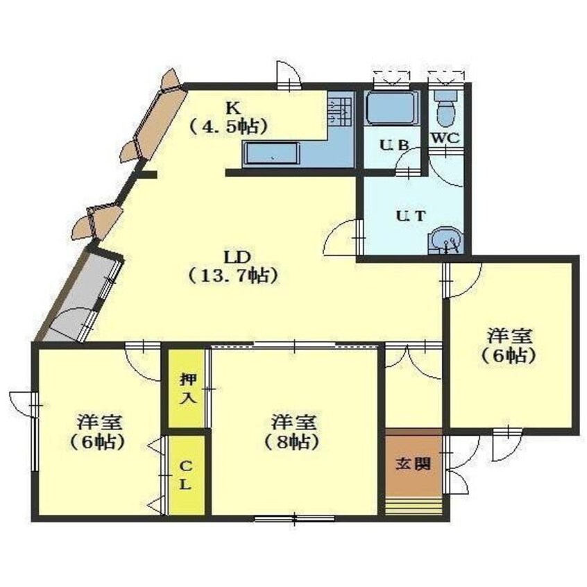 間取図 太陽マンション