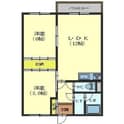 吉川マンションの間取図