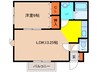 SKマンション 1LDKの間取り