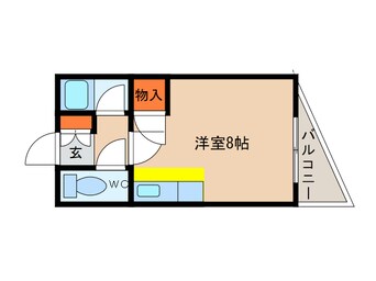 間取図 ノースコート梁川