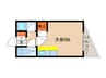ノースコート梁川 1Rの間取り