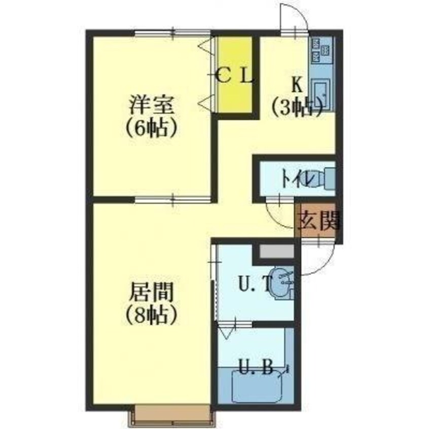 間取図 レモンハイツ山の手