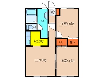 間取図 シーサイドガーデンⅡ