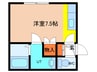 サクセス戸倉 1Rの間取り