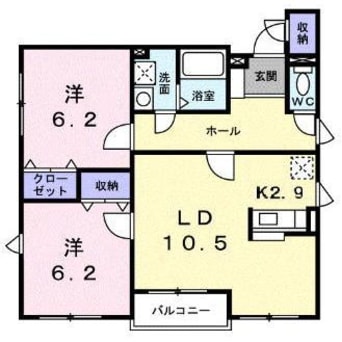 間取図 五稜郭ピュアⅠ