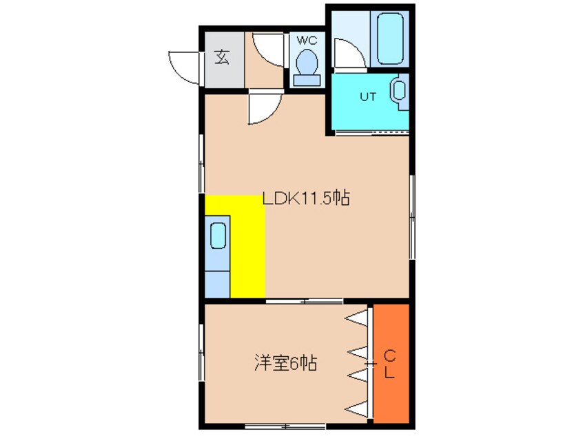 間取図 プレジデント弥生