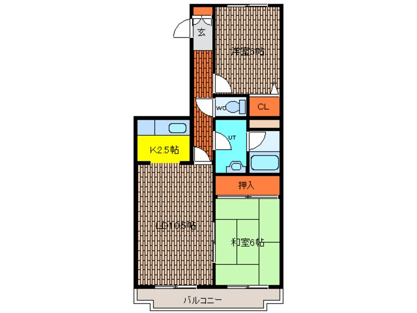 間取図 ヴィラ海岸町