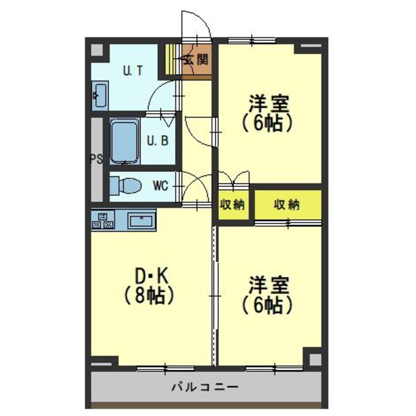 間取図 ロイヤルシティ参番館