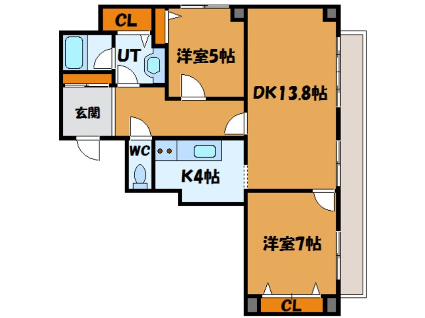 間取図 ガーデンテラス函館