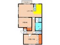 コーポ純しのり2の間取図