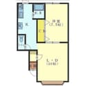レジデンス港Ⅴの間取図