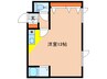 コートヒルズ湯川 1Rの間取り