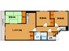 ブルーミィ五稜郭 3LDKの間取り