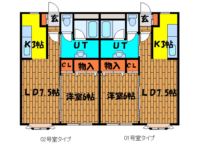 間取り図 ハイツラポート