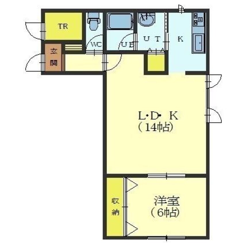 間取図 コーポやさしそう