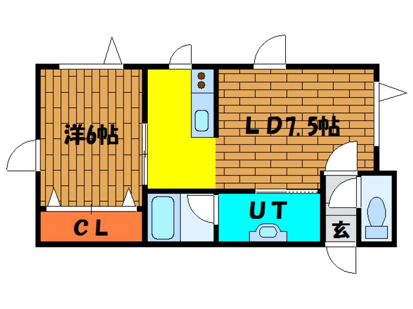 間取図 マンションメガロポリス