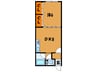 インテリア港 1DKの間取り