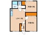山崎アパート 2LDKの間取り