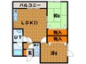 Juri juri East 2LDKの間取り
